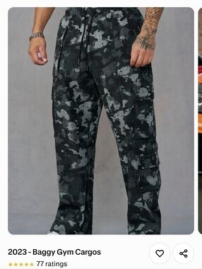 Young LA Baggy Gym Cargo